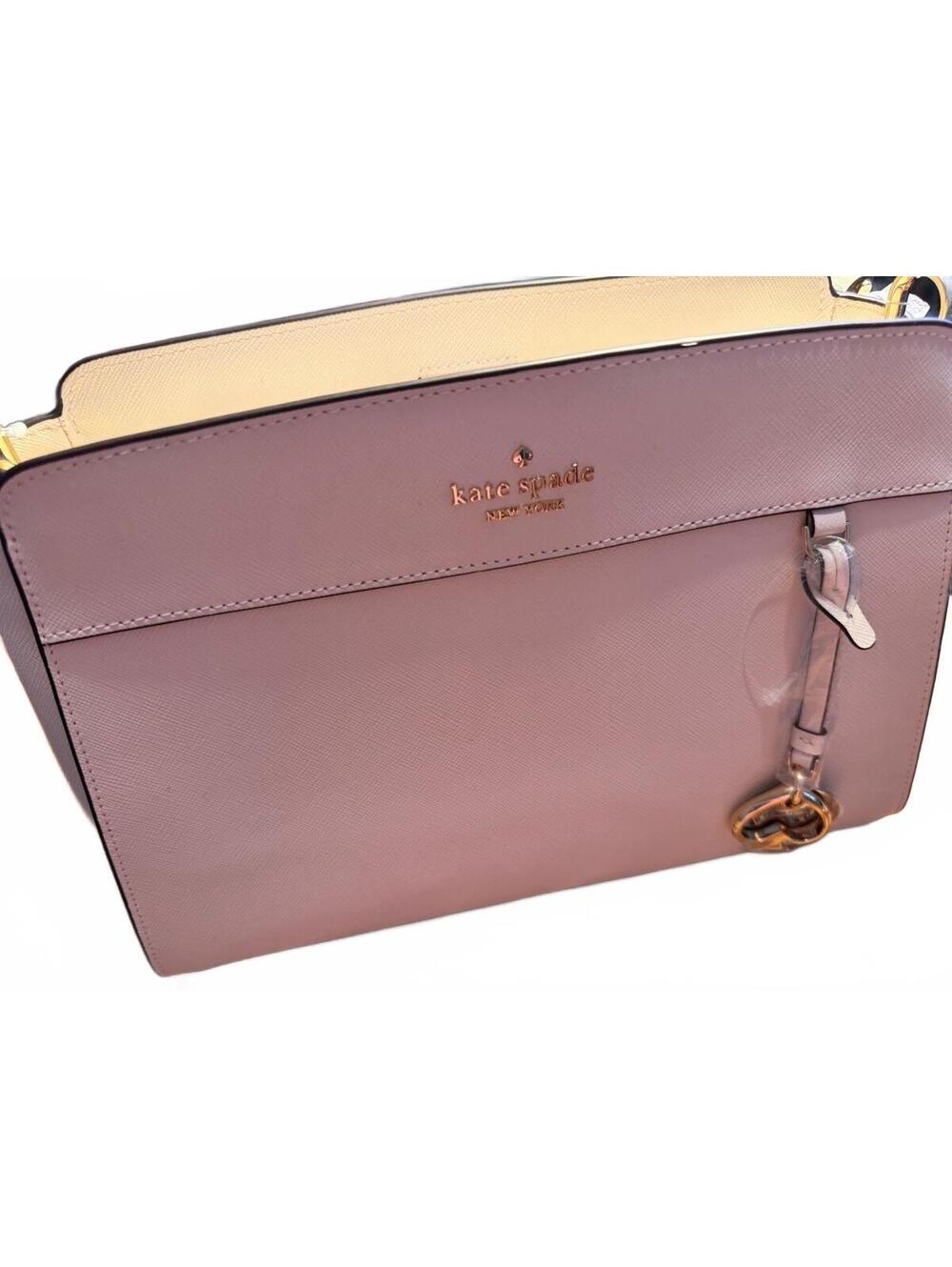 Kate Spade Madison Medium Satchel Meringue Saffiano Leather KK285 NWT